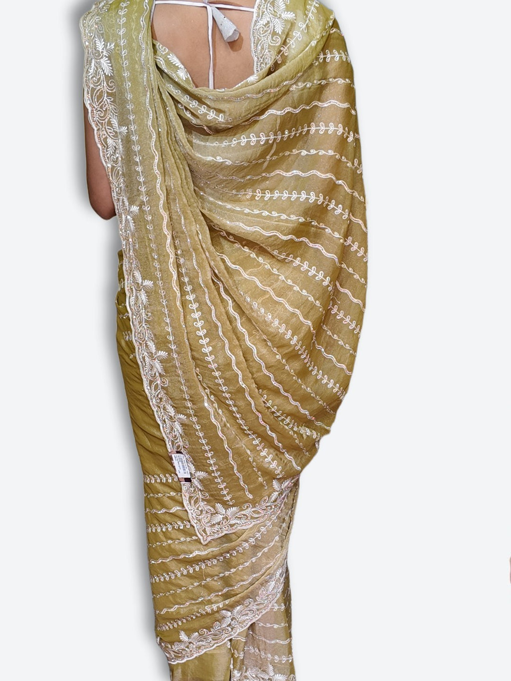 Saffron Regal Timeless Elegance Saree