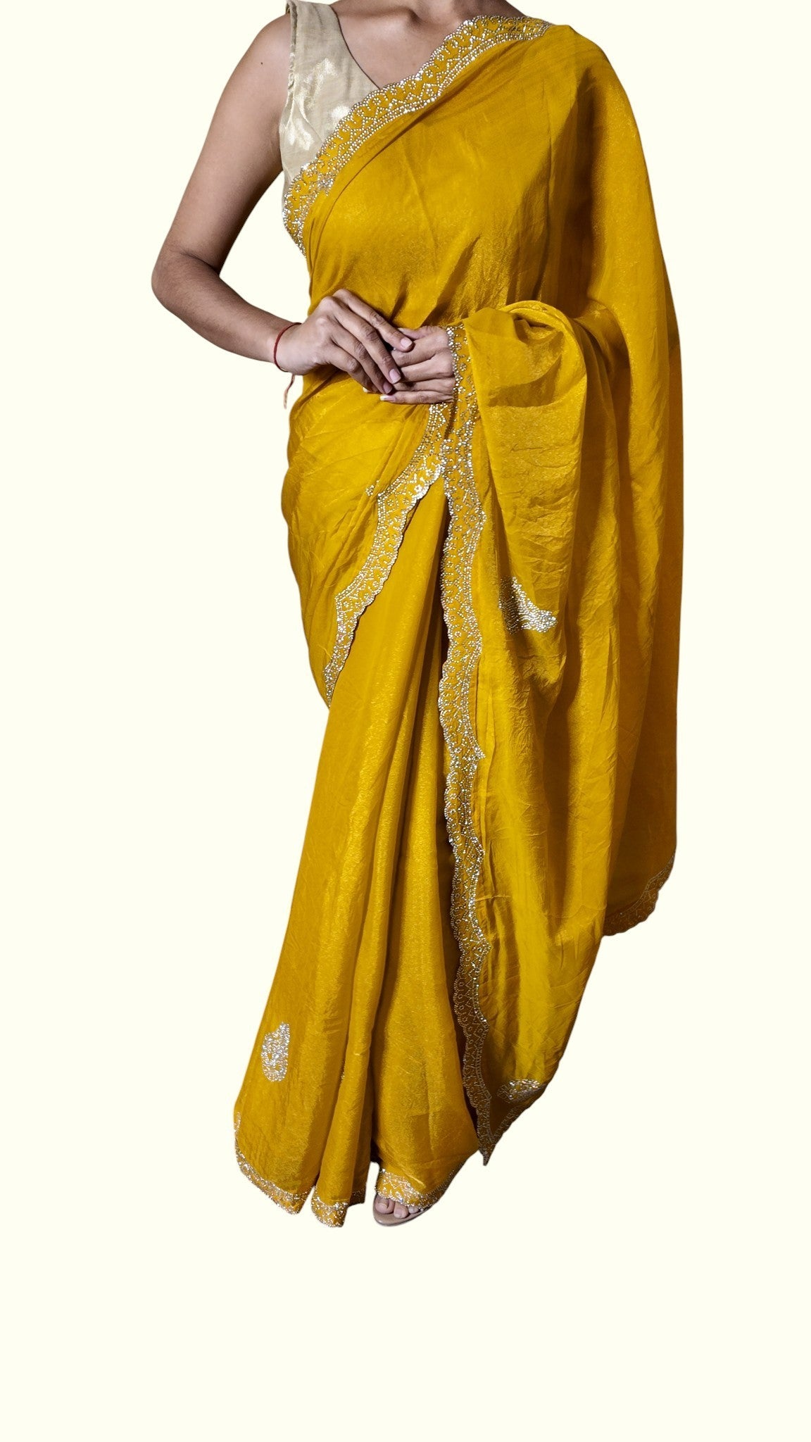 Saffron Regal Exquisite Elegance Saree