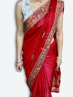 Crimson Regal Exquisite Heritage Saree