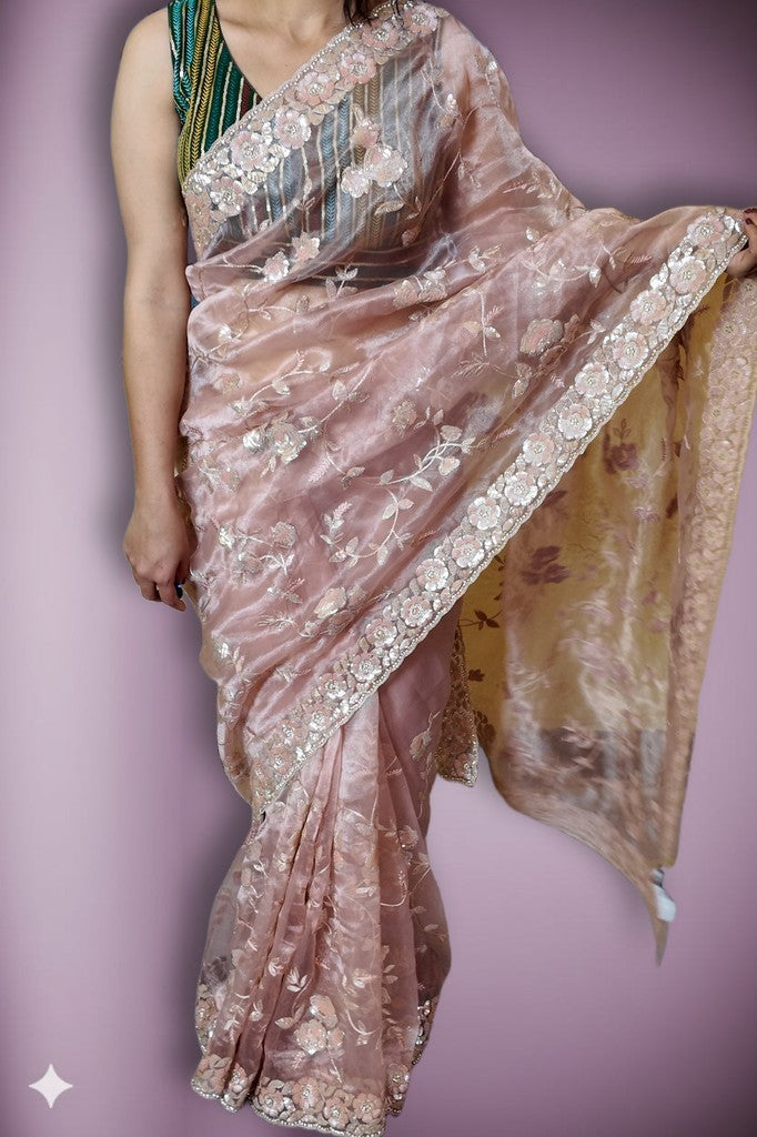 Blush Ethereal Radiant Charm Saree