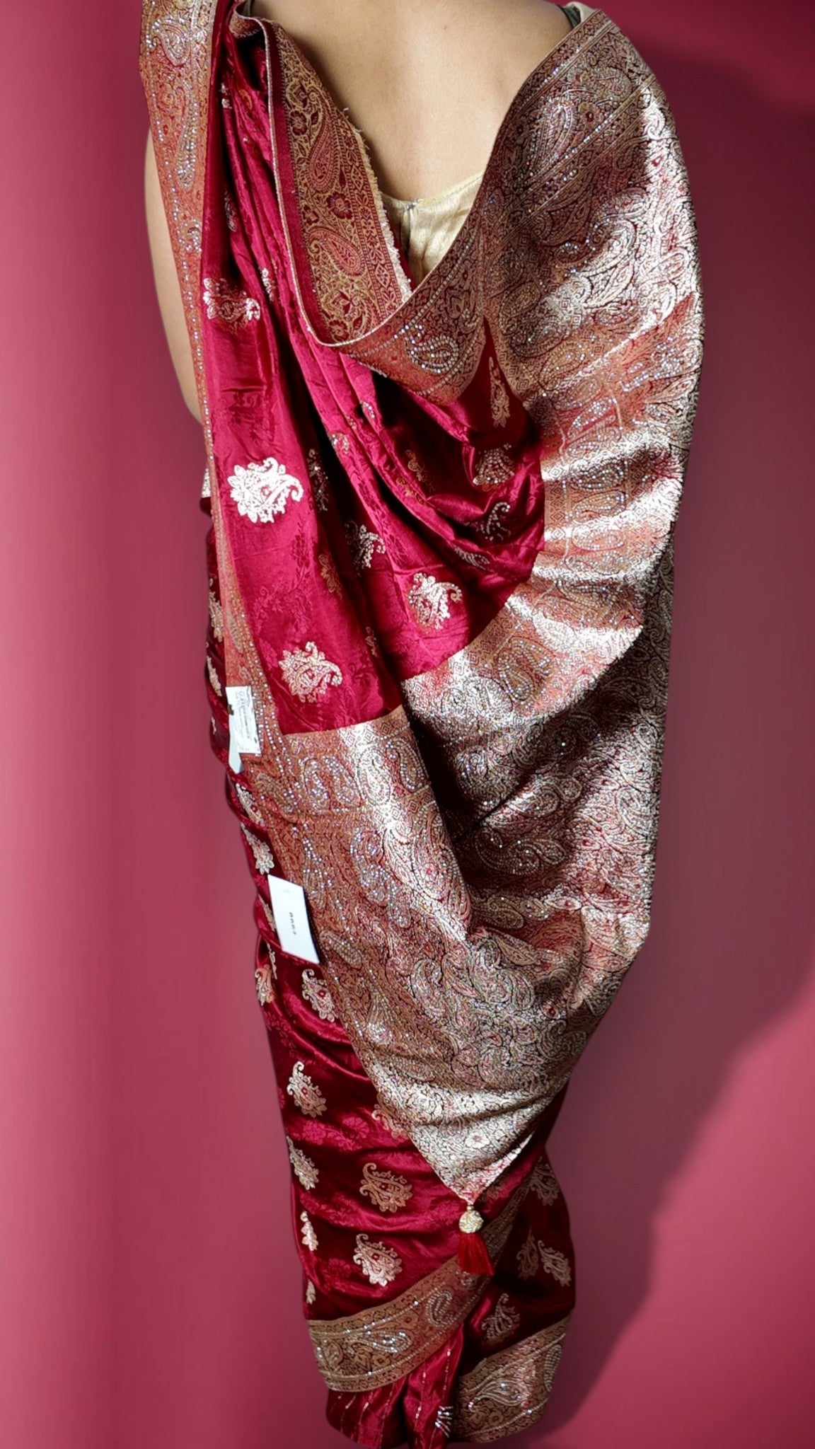 Bordeaux Regal Heritage Luxe Saree