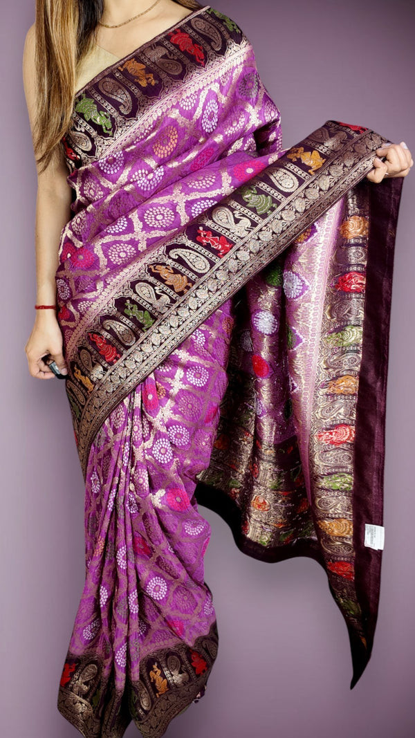 Orchid Regal Heritage Luxe Saree