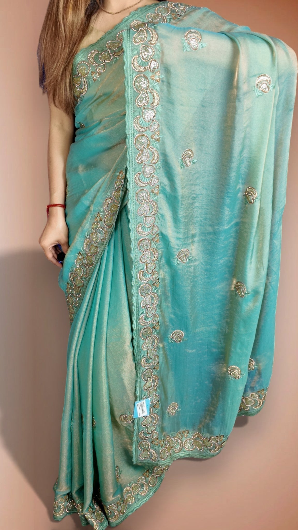 Jade Radiant Elegance Dream Saree