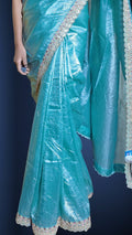 Azure Regal Radiant Couture Saree
