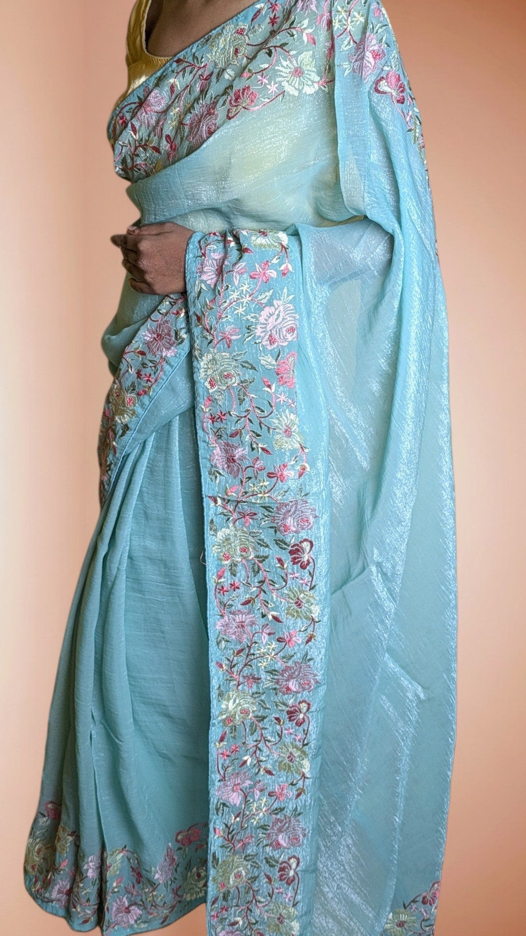 Jade Ethereal Regal Elegance Saree