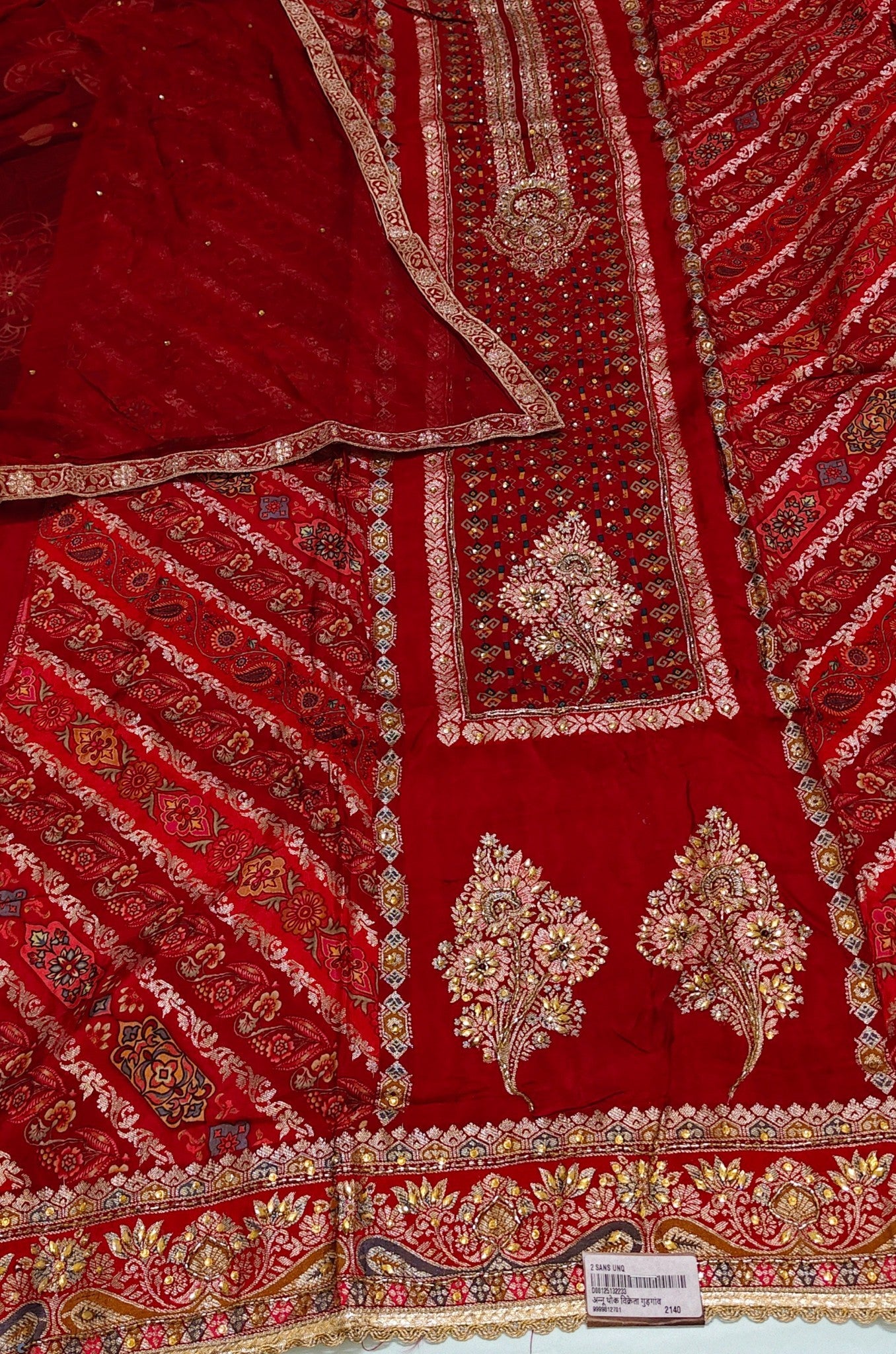 Crimson Regal Opulent Couture Saree
