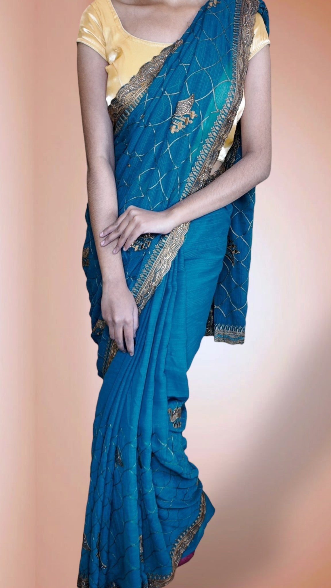 Sapphire Regal Opulent Elegance Saree