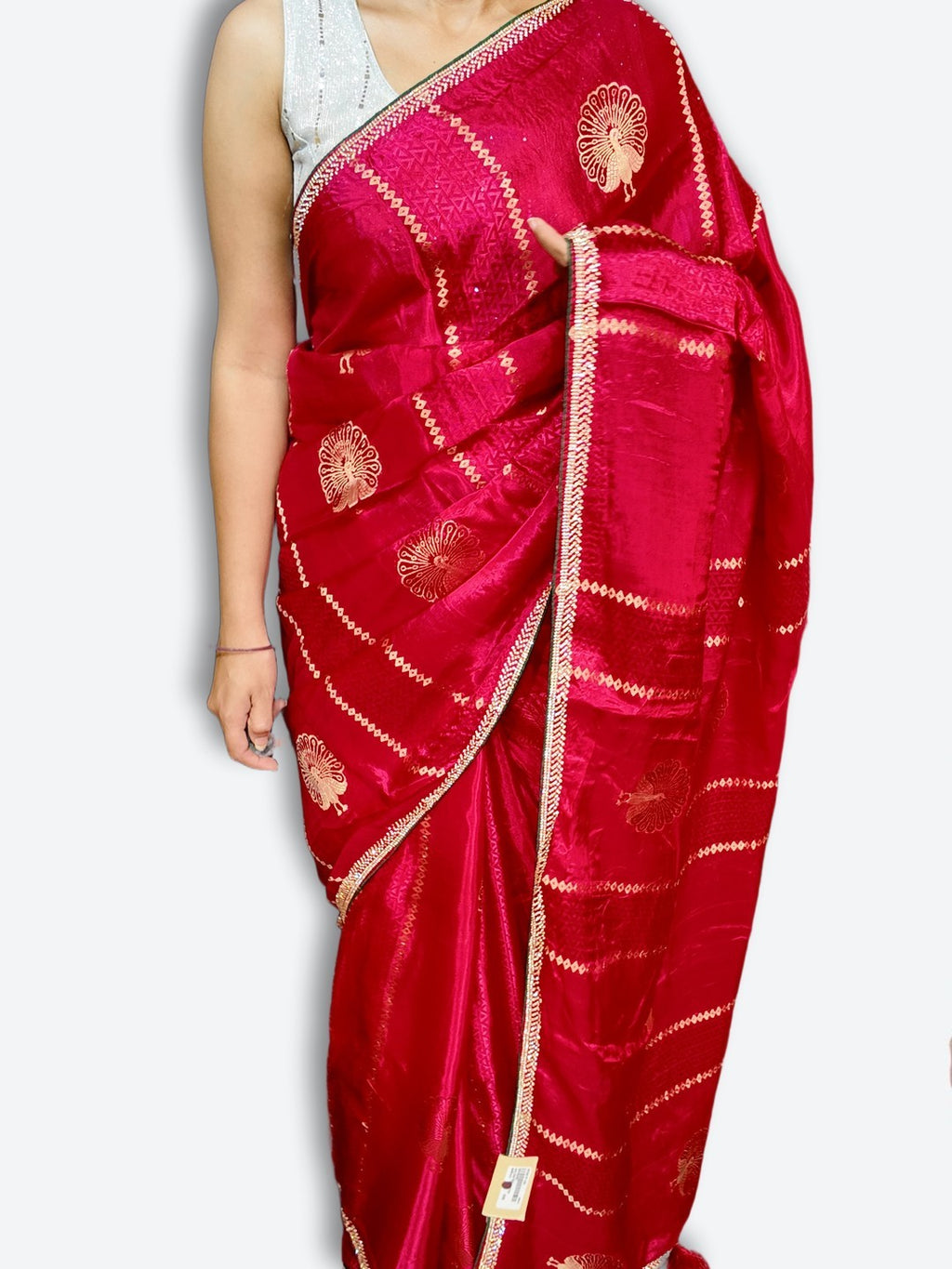 Fuchsia Regal Opulent Essence Saree