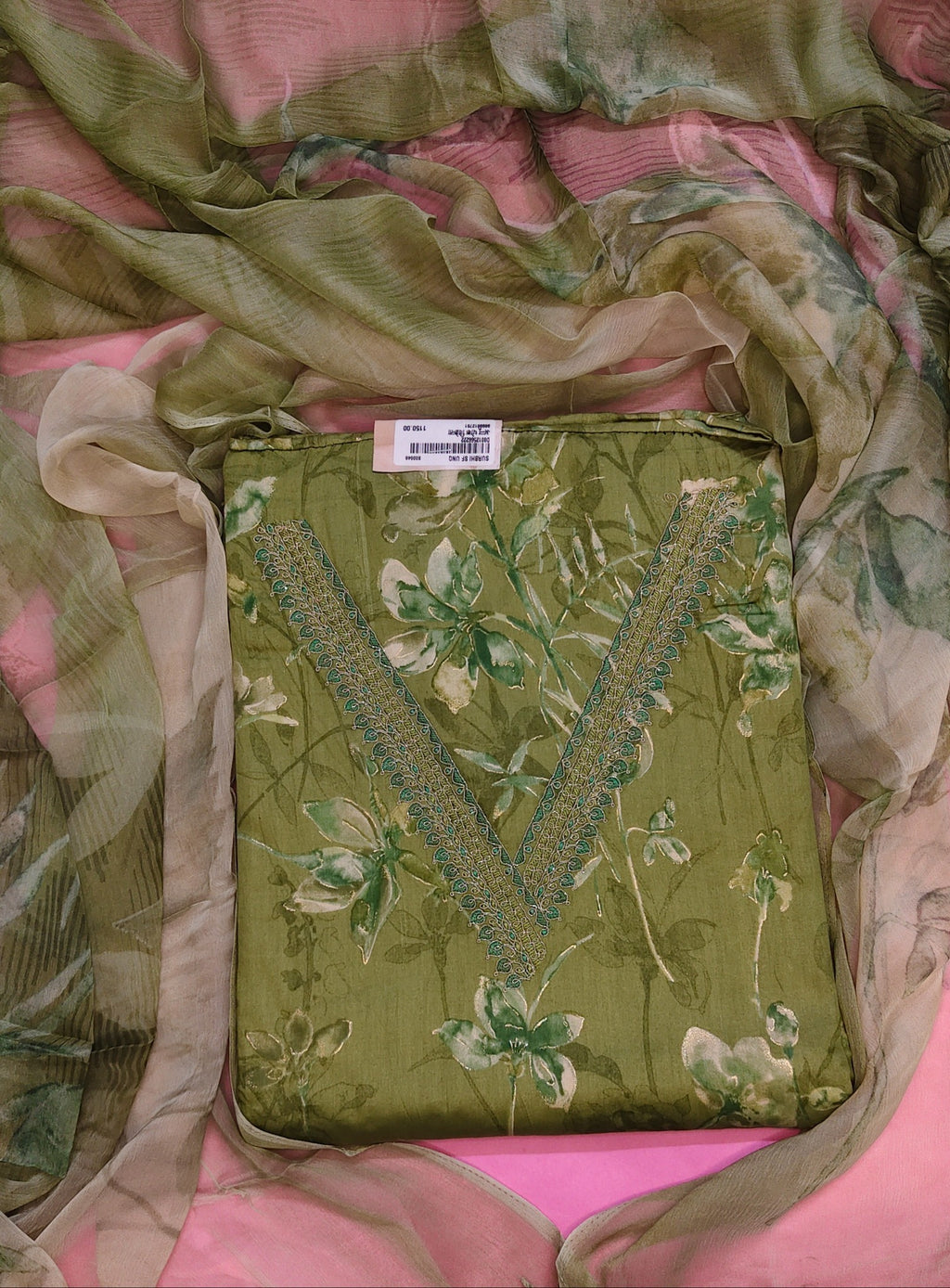 Apricot Ethereal Graceful Couture Suit