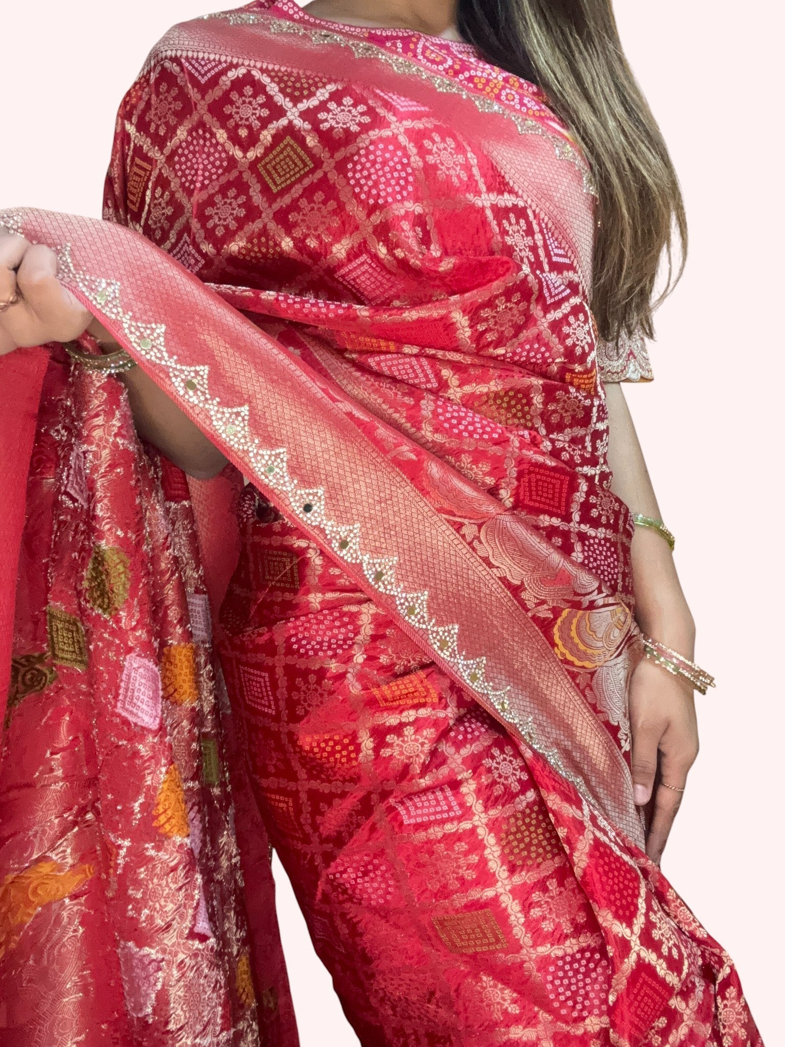 Crimson Regal Heritage Luxe Saree