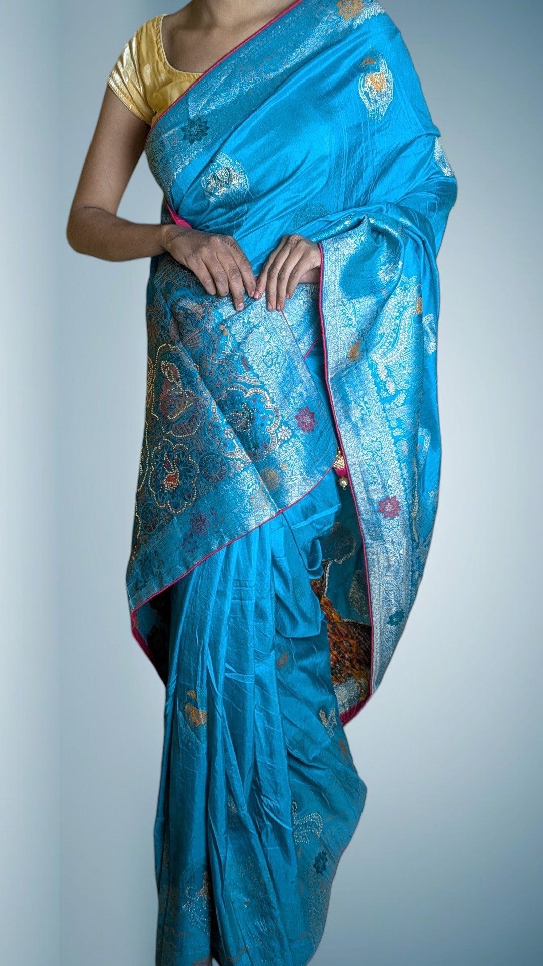 Azure Regal Heritage Luxe Saree