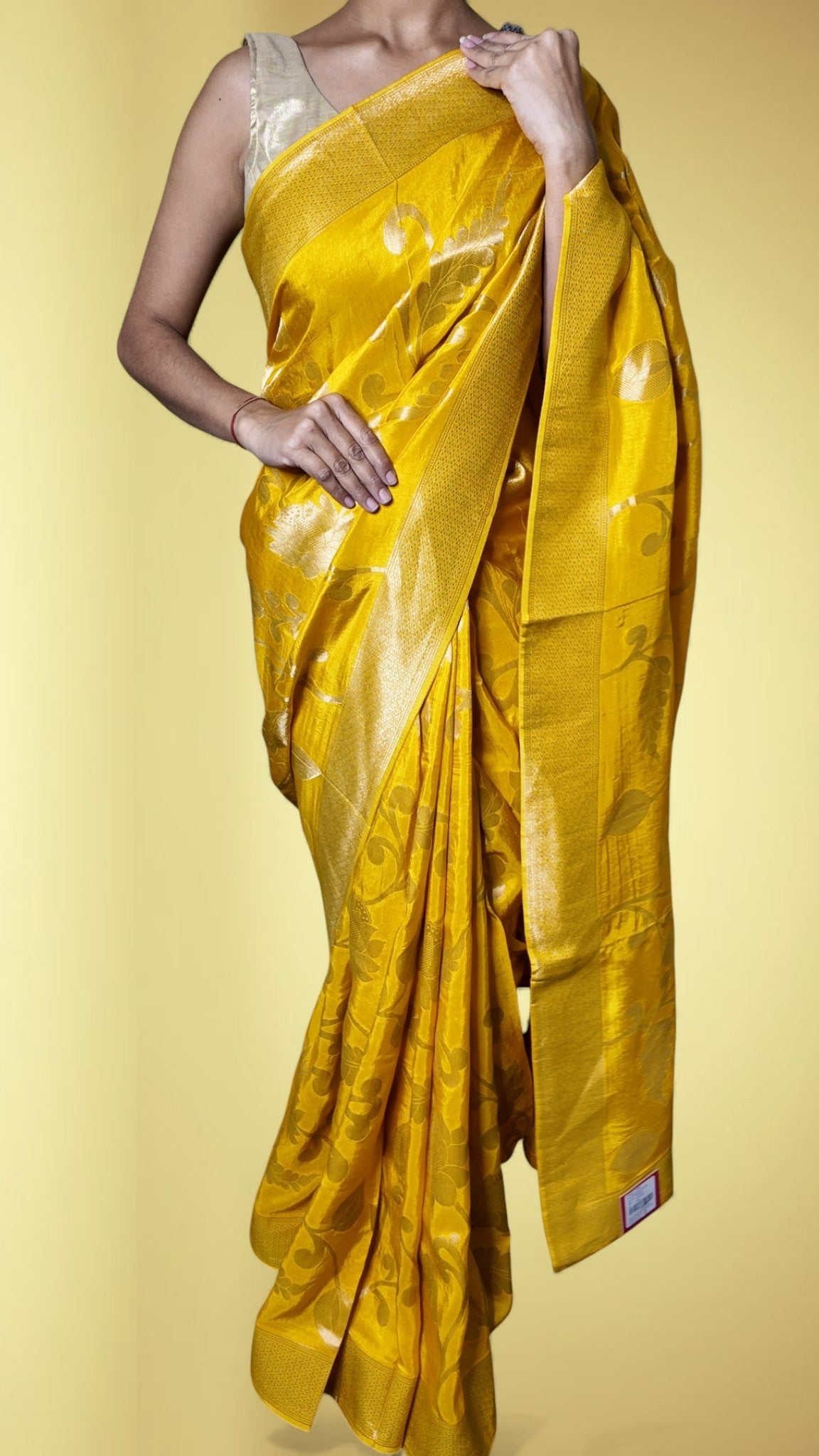 Saffron Regal Opulent Heritage Saree