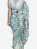 Azure Regal Timeless Elegance Saree