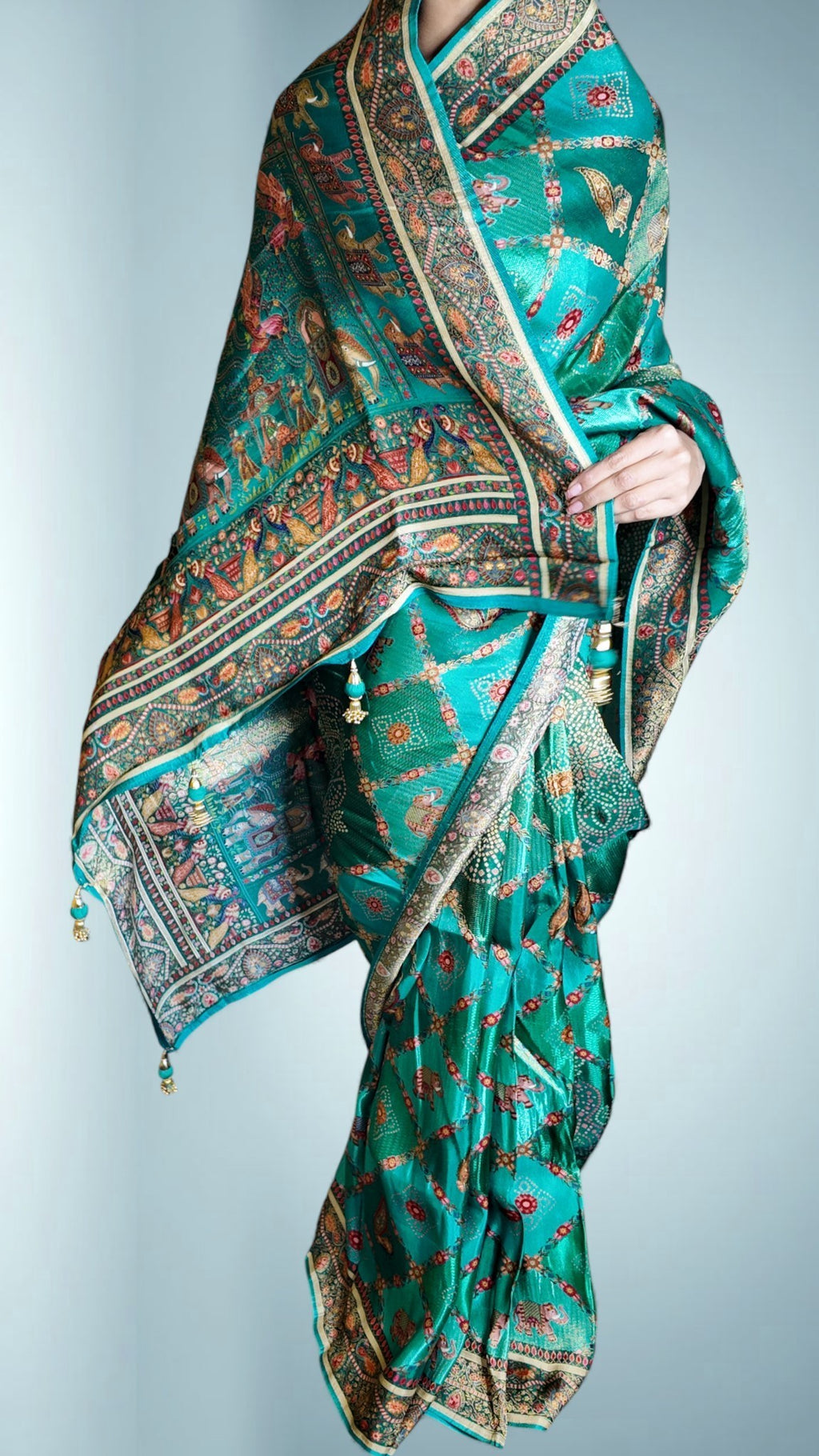 Emerald Regal Heritage Luxe Saree