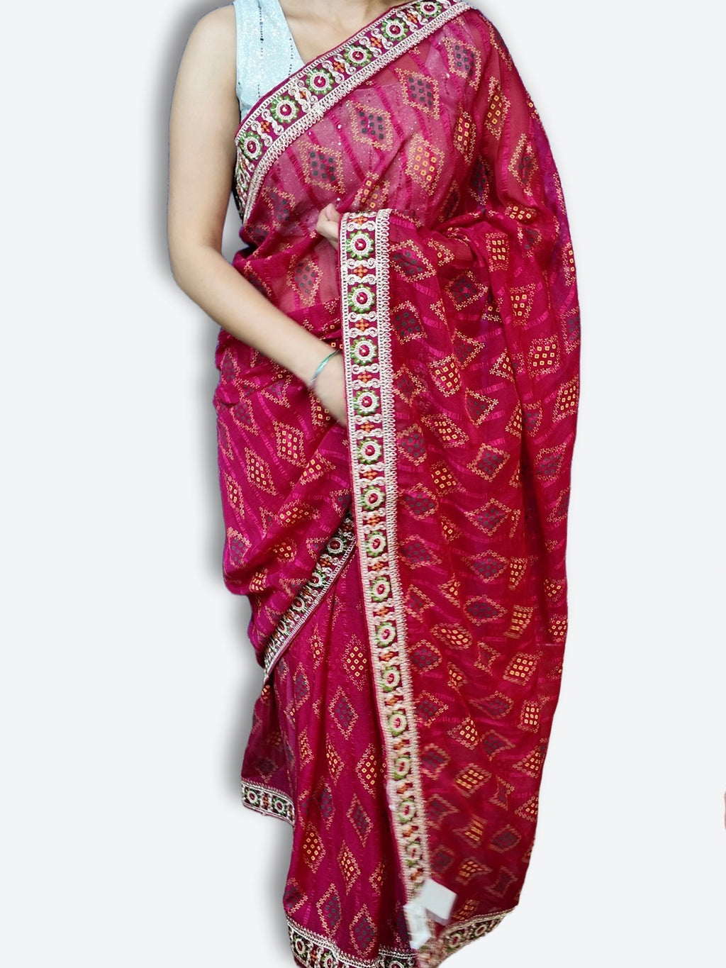 Fuchsia Regal Heritage Luxe Saree