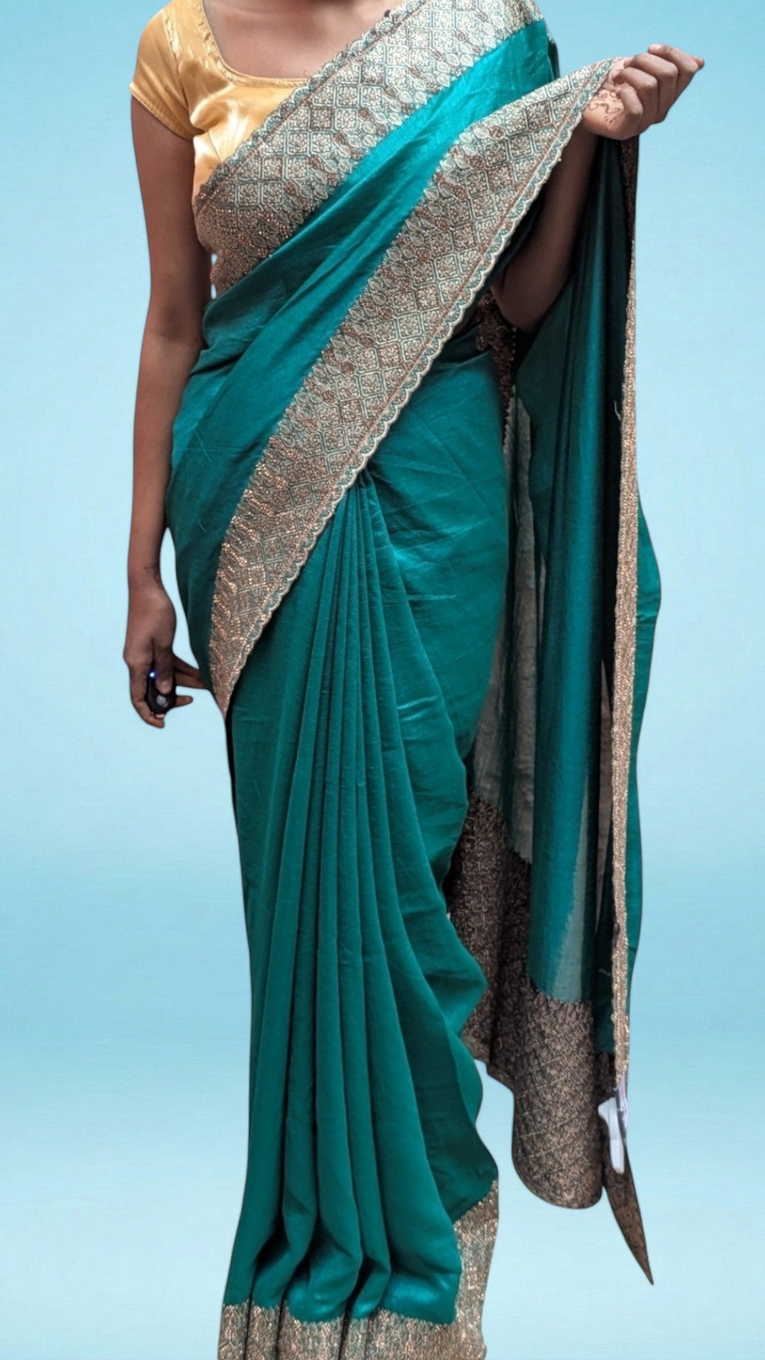 Emerald Majestic Heritage Luxe Saree