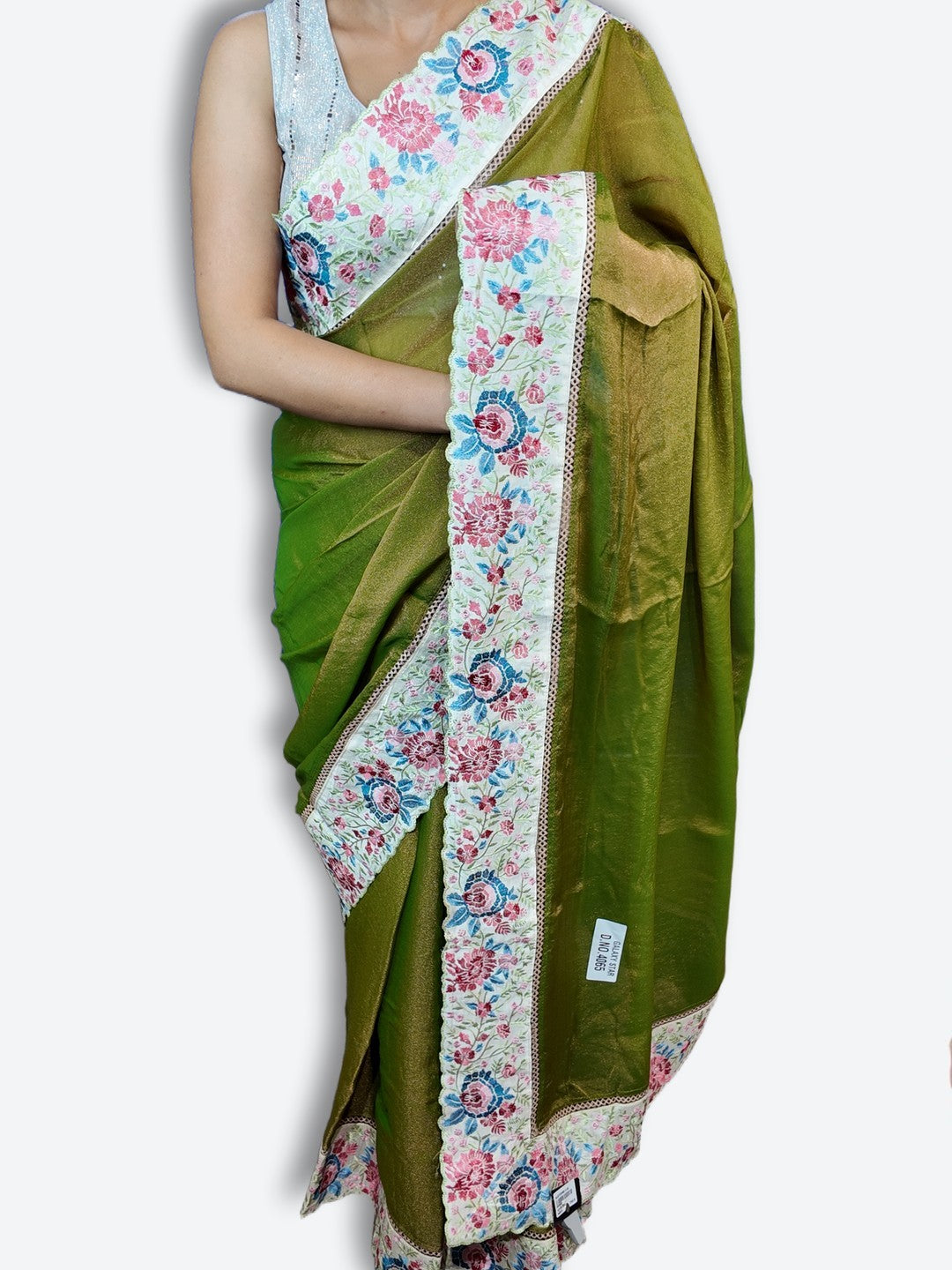 Sage Regal Exquisite Elegance Saree