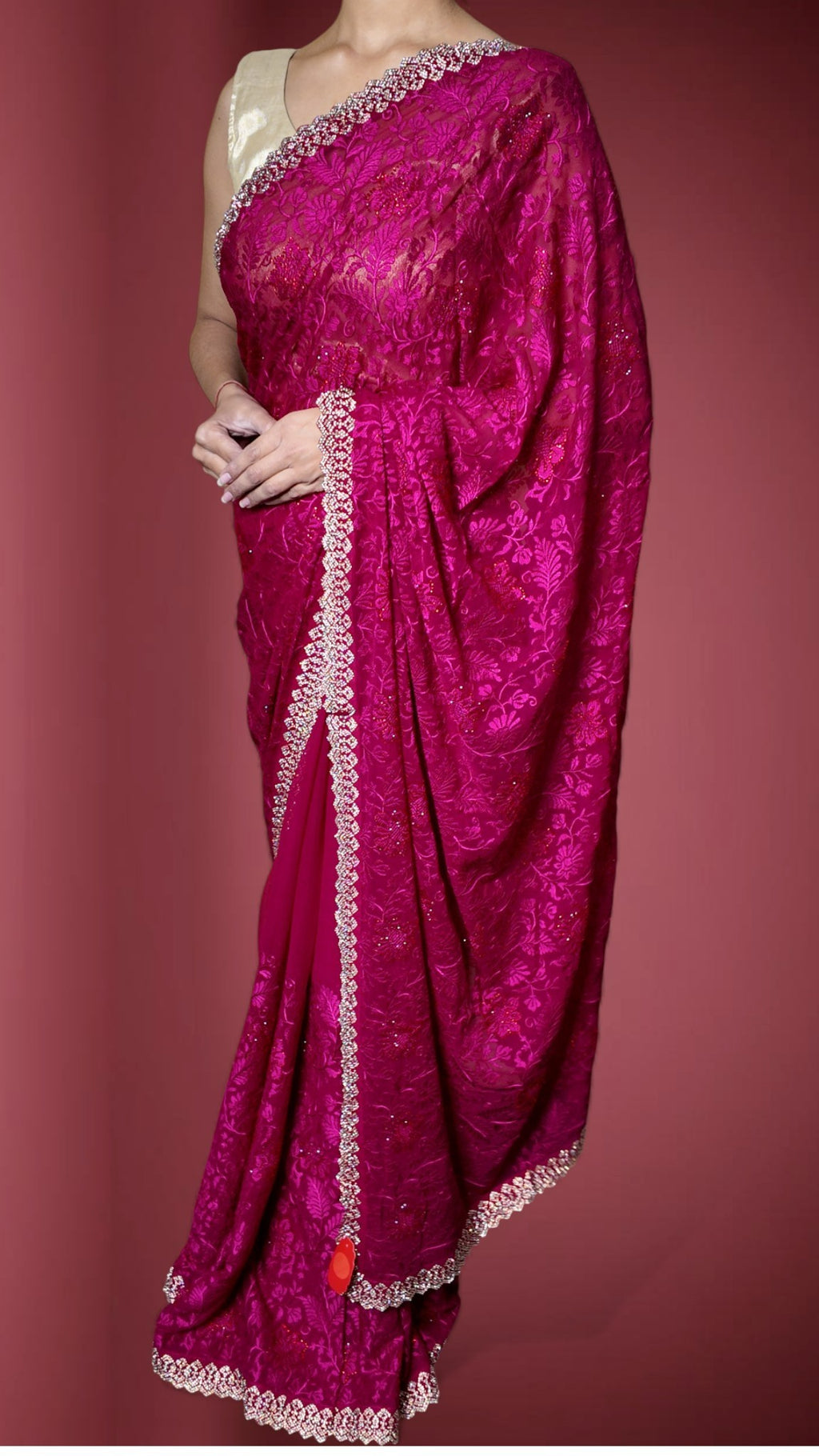 Fuchsia Radiant Heritage Luxe Saree
