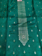 Traditional Teal Suit with Beautiful Zari & Thread Work