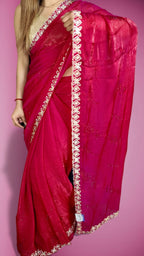 Fuchsia Regal Opulent Charm Saree