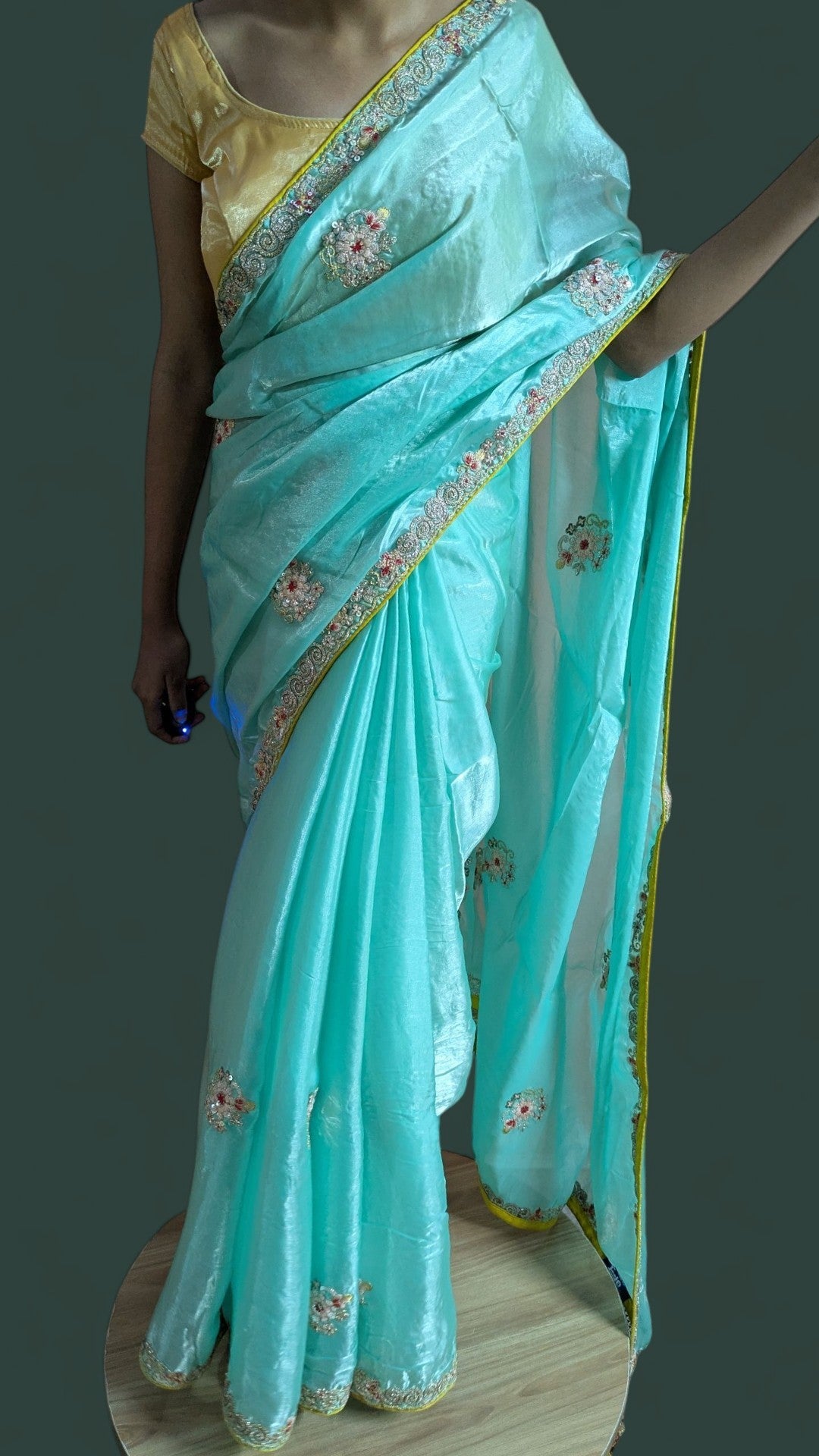Azure Regal Opulent Charm Saree