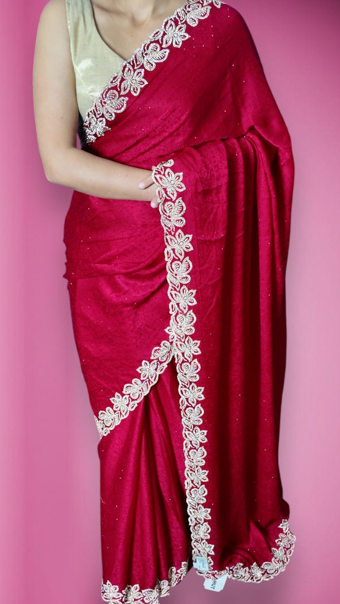 Fuchsia Regal Opulent Essence Saree