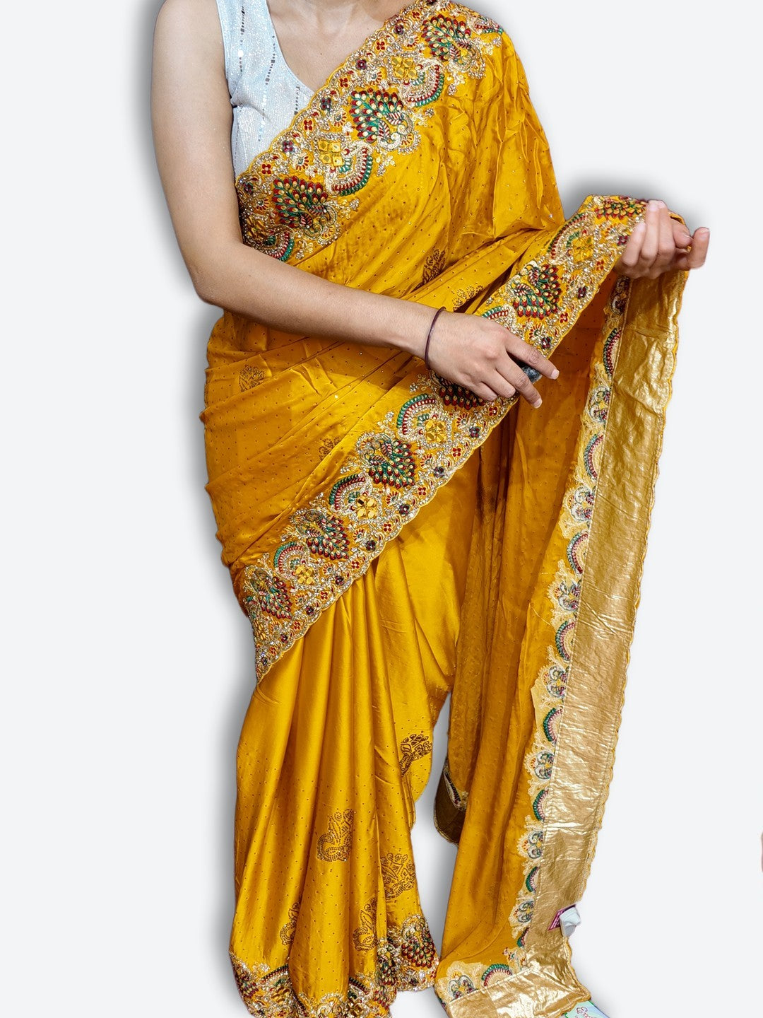 Saffron Regal Exquisite Heritage Saree