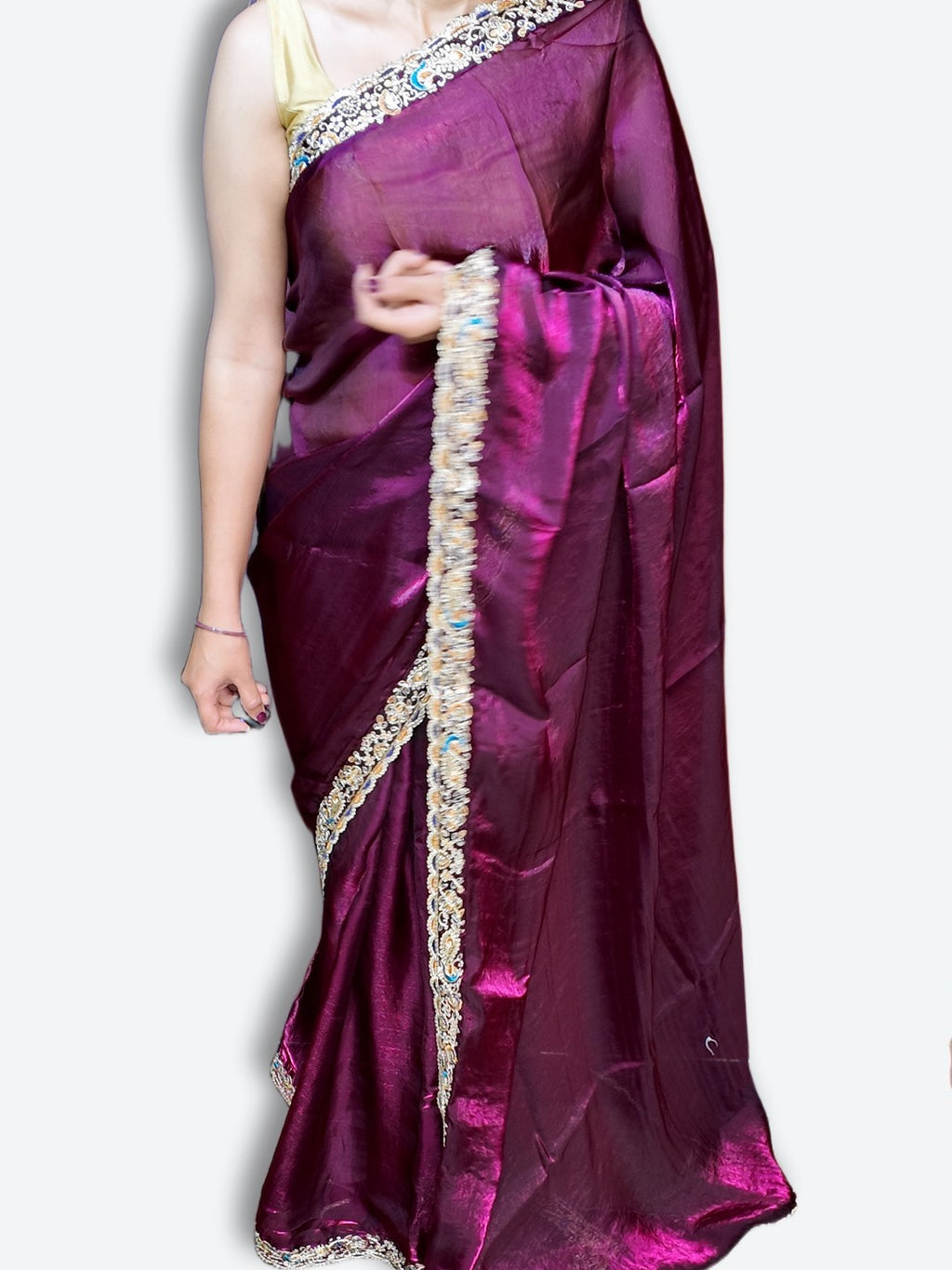 Bordeaux Regal Heritage Luxe Saree