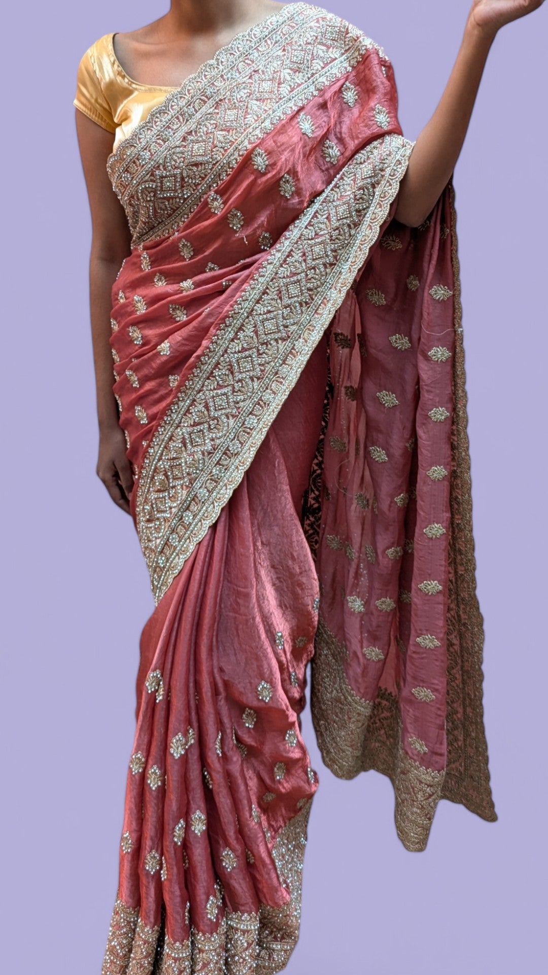 Rose Opulent Timeless Heritage Saree