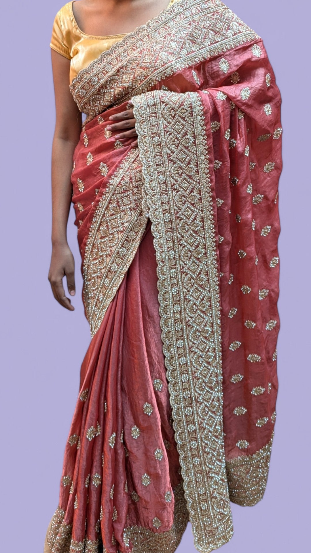 Rose Opulent Timeless Heritage Saree