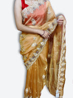 Champagne Regal Exquisite Heritage Saree