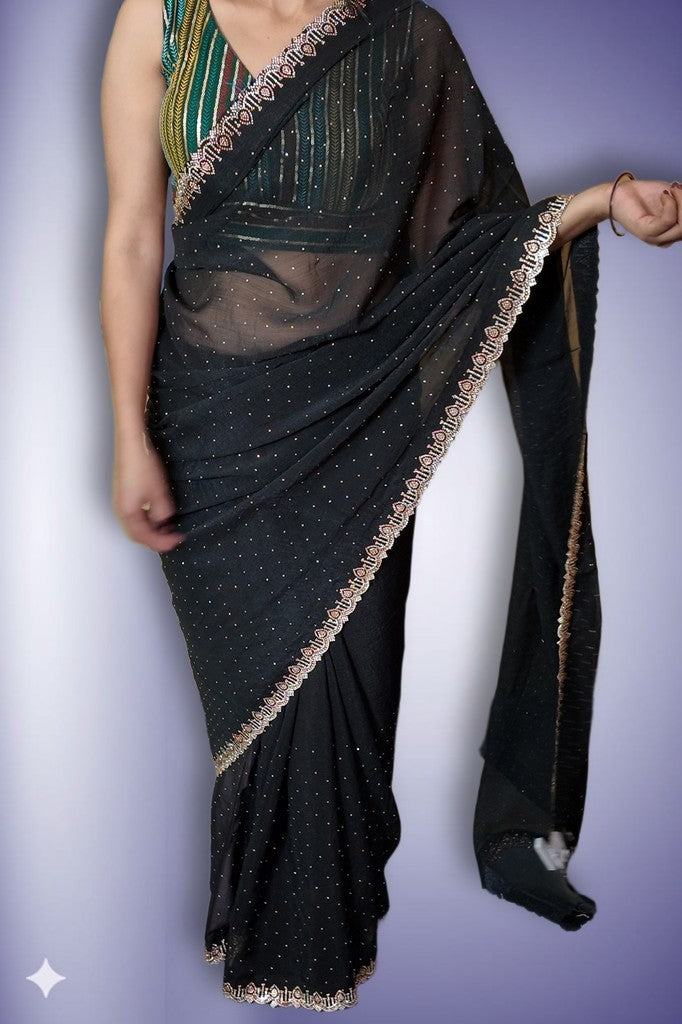 Orchid Ethereal Glamour Charm Saree