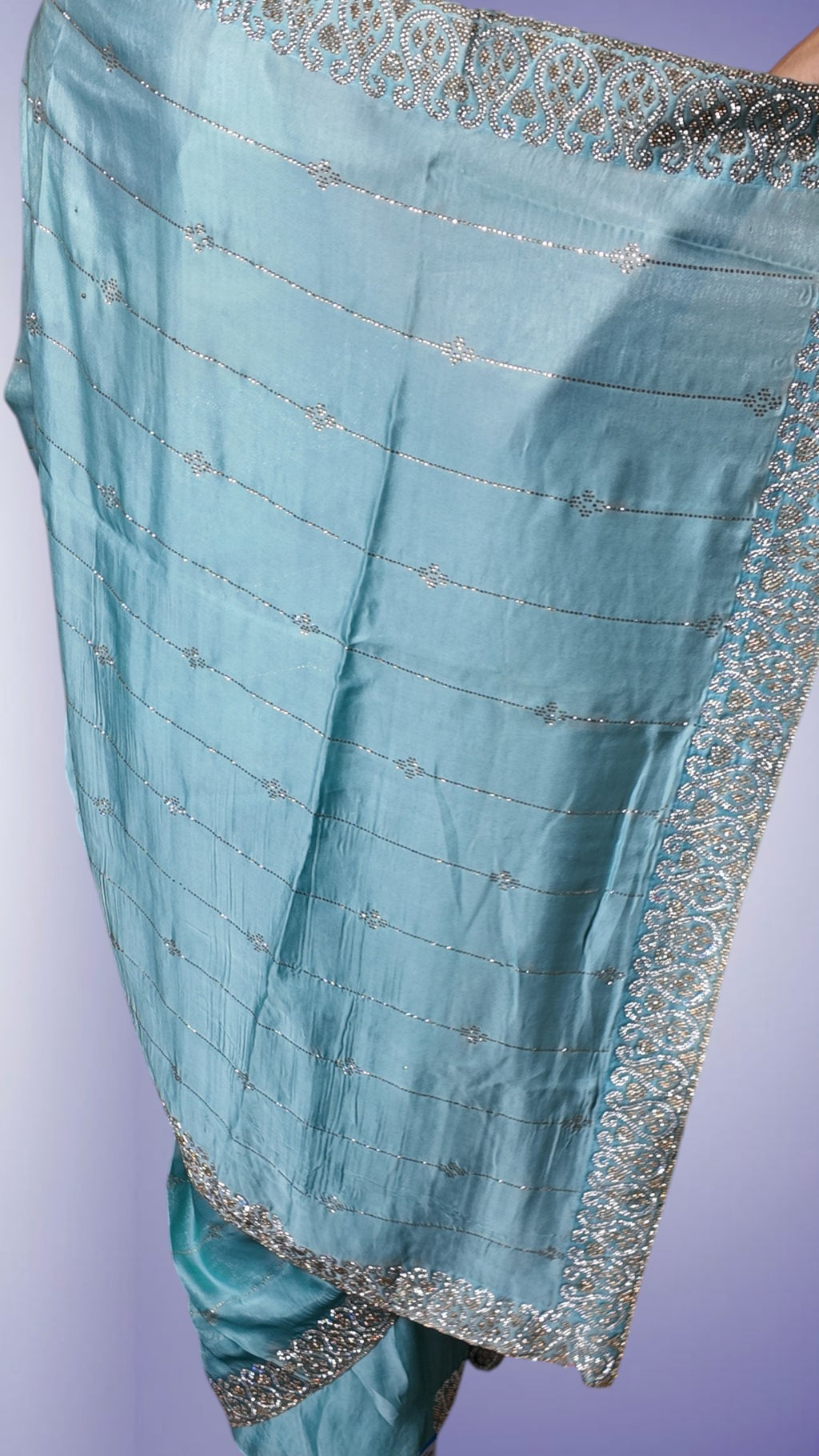 Azure Regal Radiant Majestic Saree