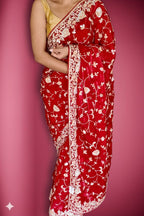 Ruby Regal Opulent Essence Saree
