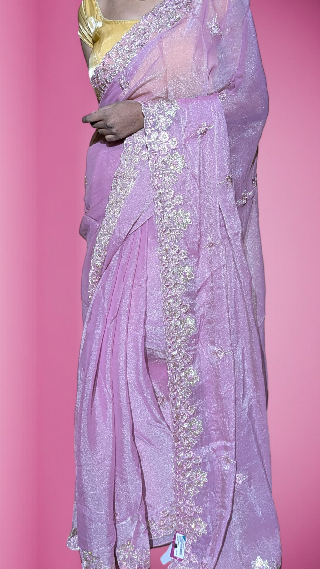 Orchid Majestic Couture Bloom Saree