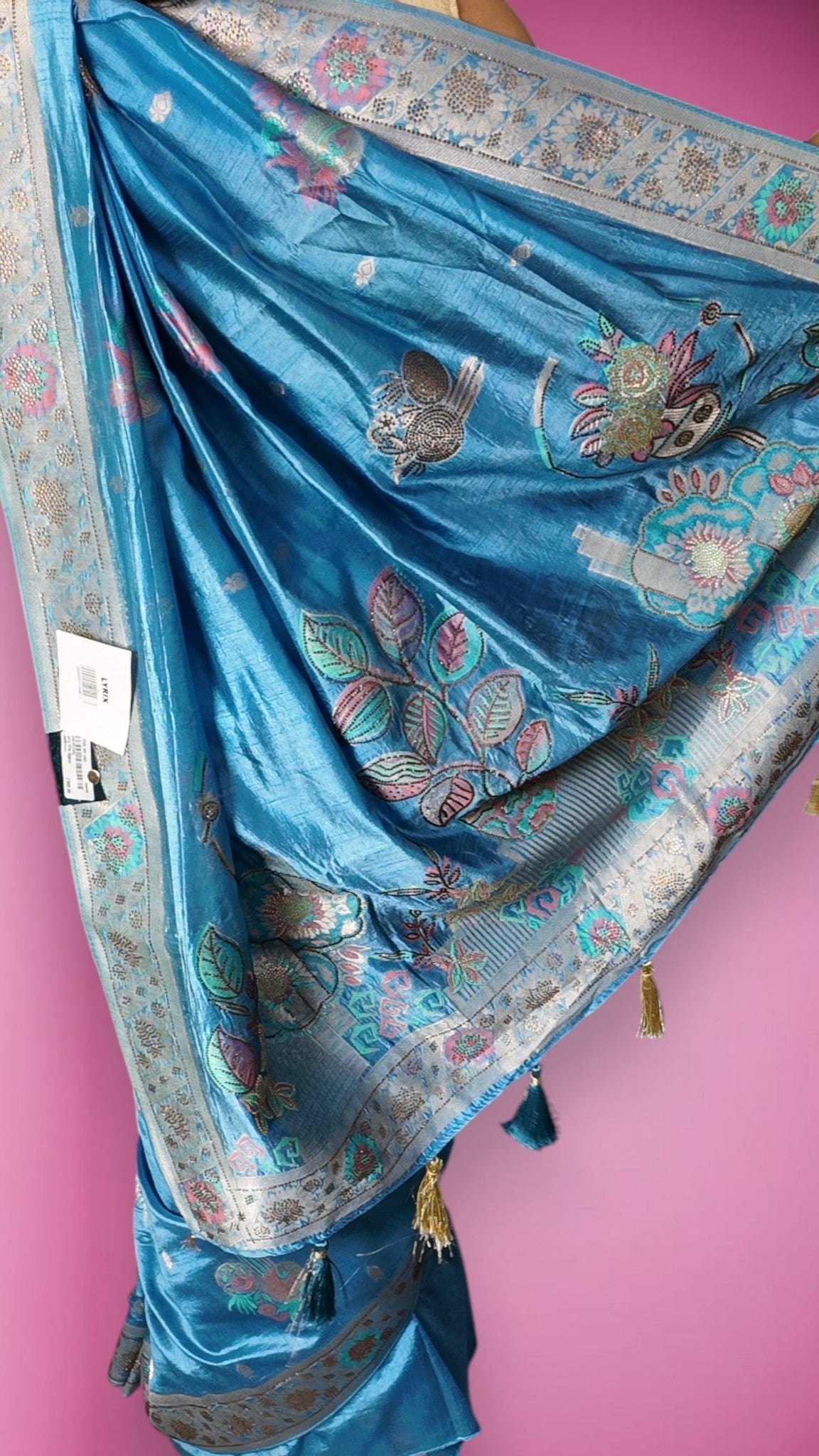 Azure Regal Heritage Luxe Saree