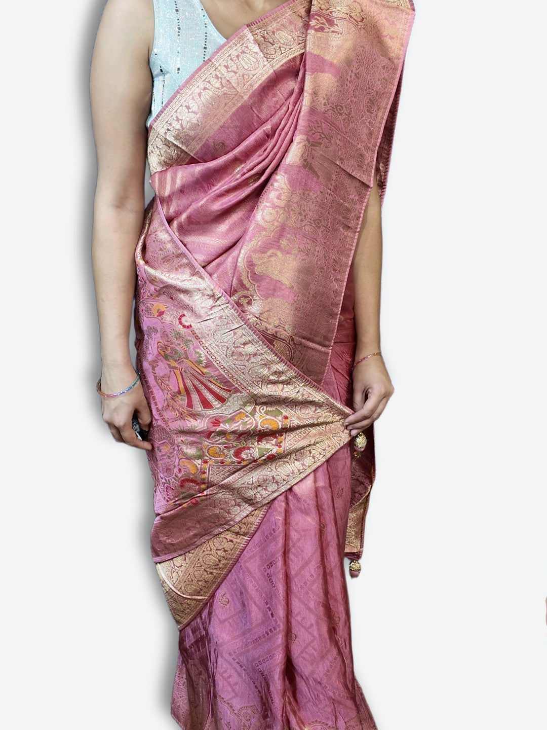 Rose Majestic Couture Bloom Saree