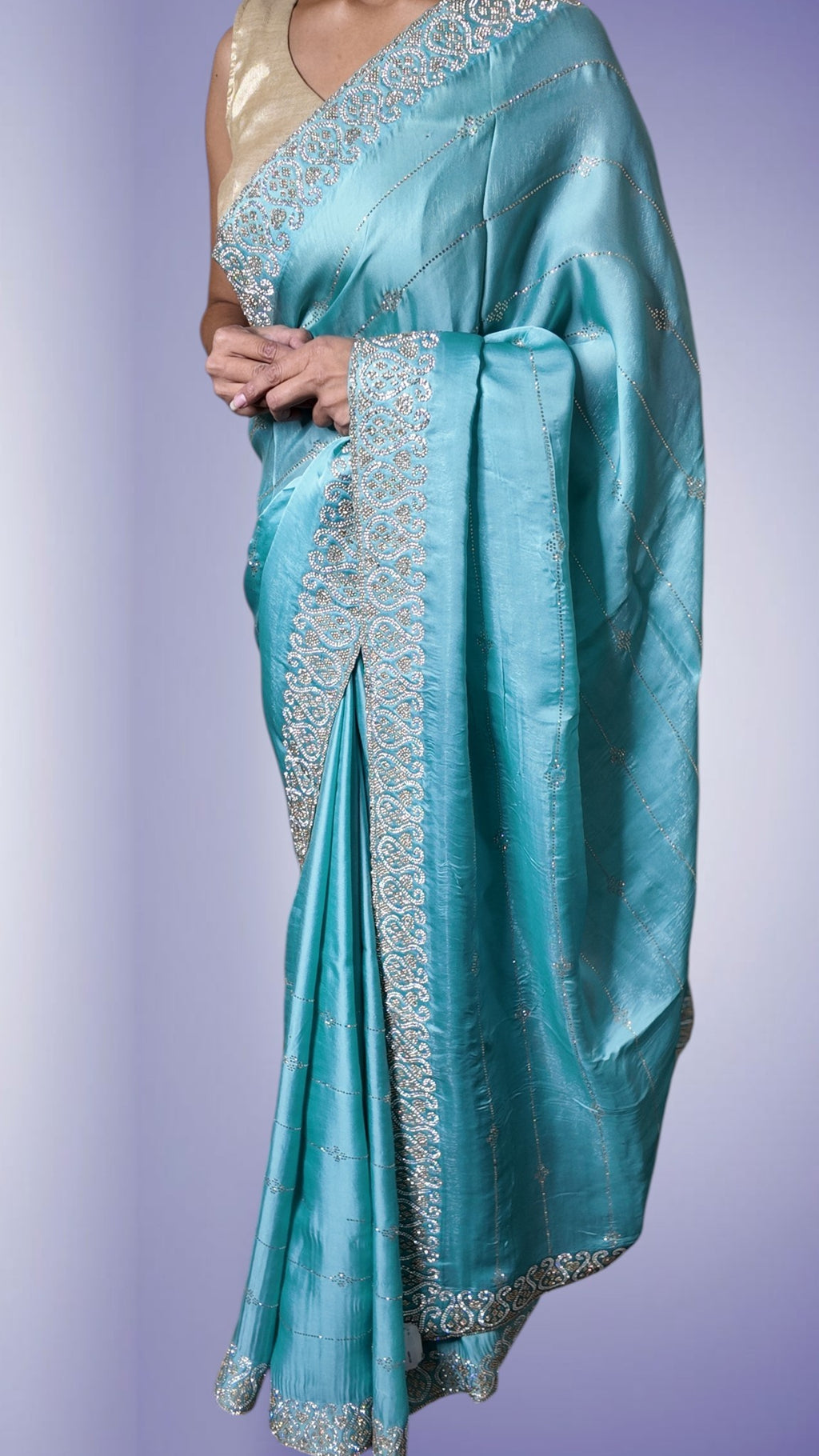 Azure Regal Radiant Majestic Saree