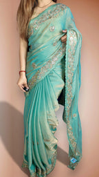 Jade Radiant Elegance Dream Saree