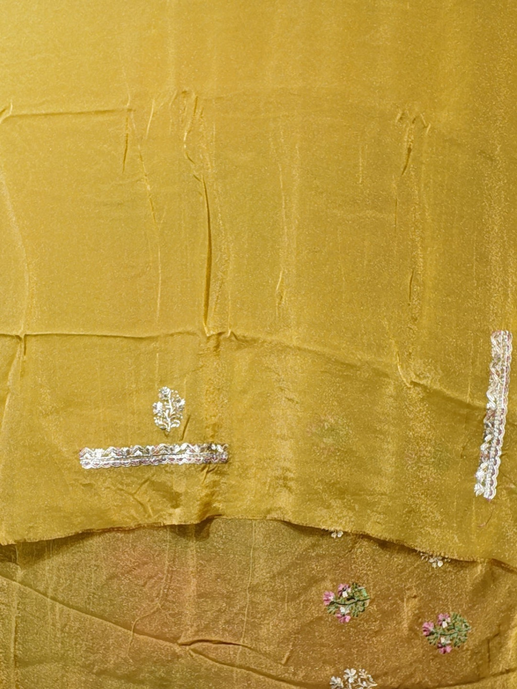 Saffron Regal Opulent Graceful Saree