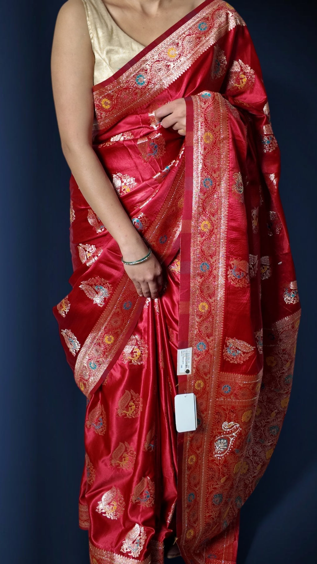 Crimson Regal Heritage Luxe Saree