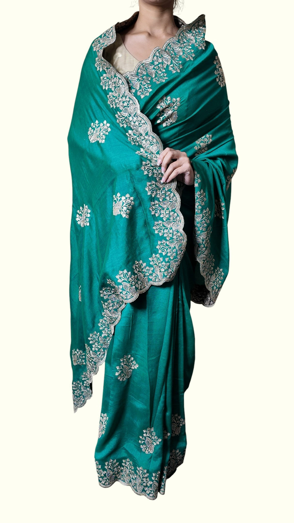 Emerald Regal Exquisite Heritage Saree