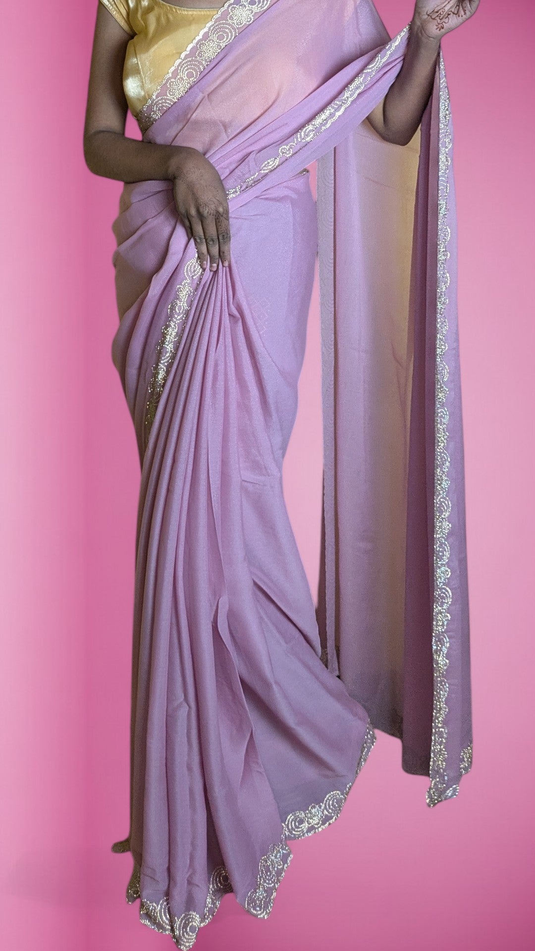 Orchid Ethereal Regal Elegance Saree