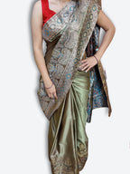 Sage Opulent Heritage Elegance Saree