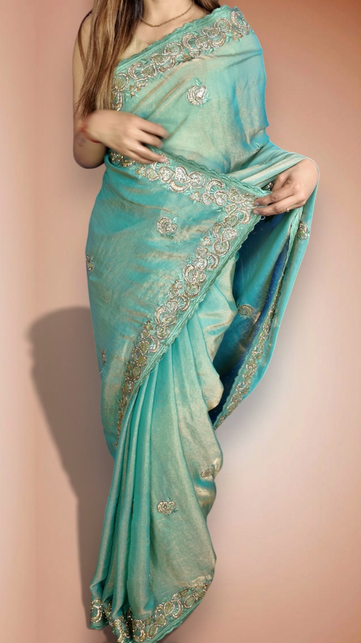 Jade Radiant Elegance Dream Saree