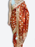 Copper Regal Opulent Heritage Saree