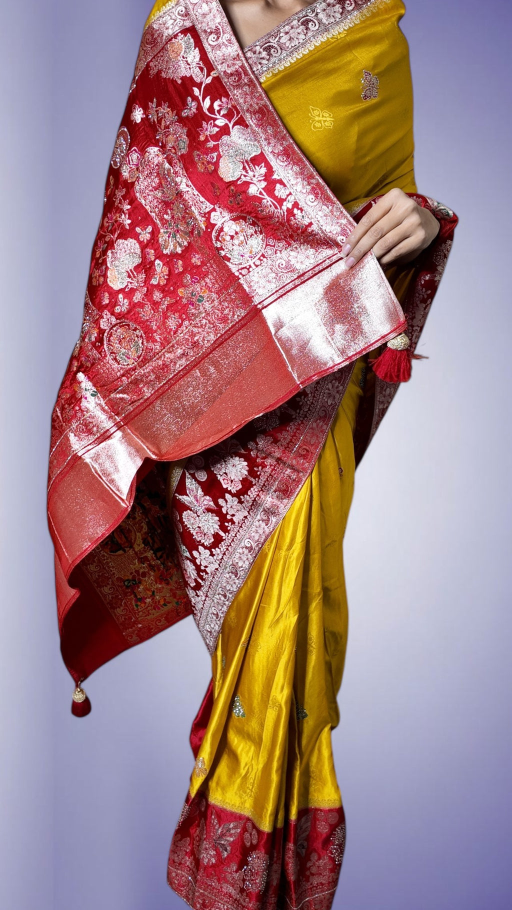 Saffron Regal Heritage Luxe Saree