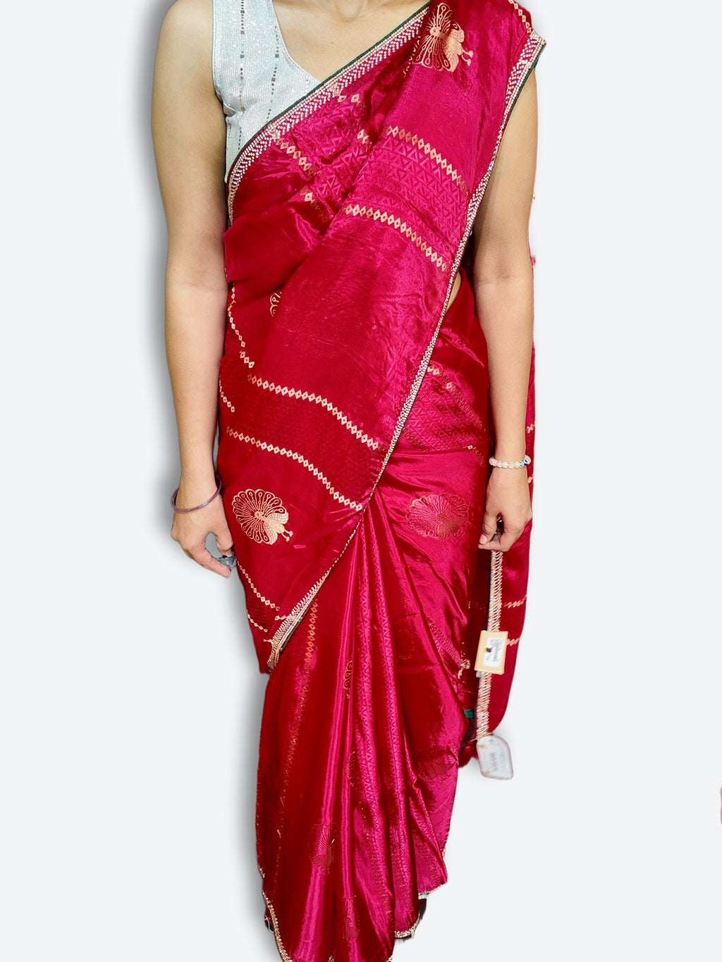 Fuchsia Regal Opulent Essence Saree