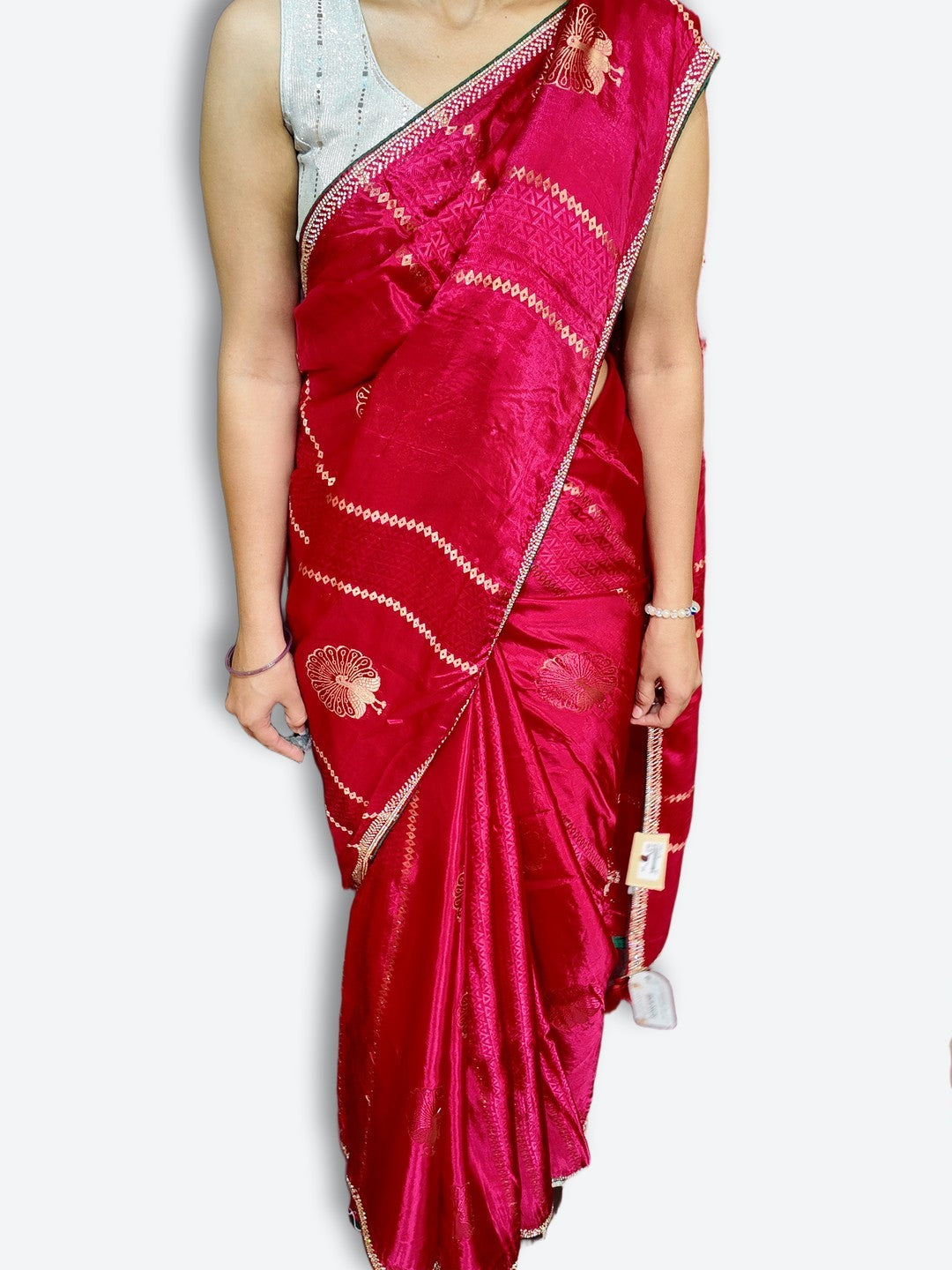 Fuchsia Regal Opulent Essence Saree