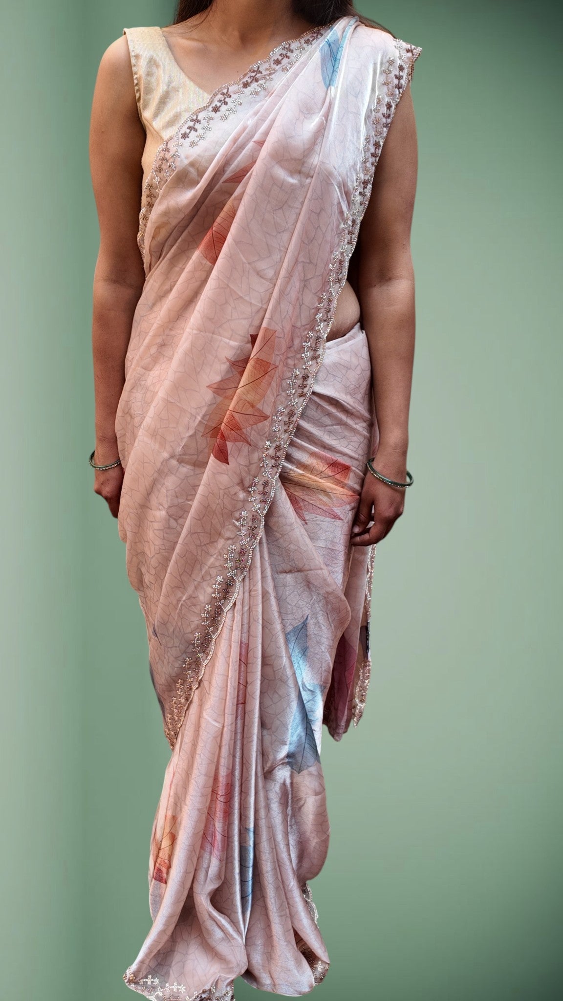Blush Ethereal Graceful Charm Saree